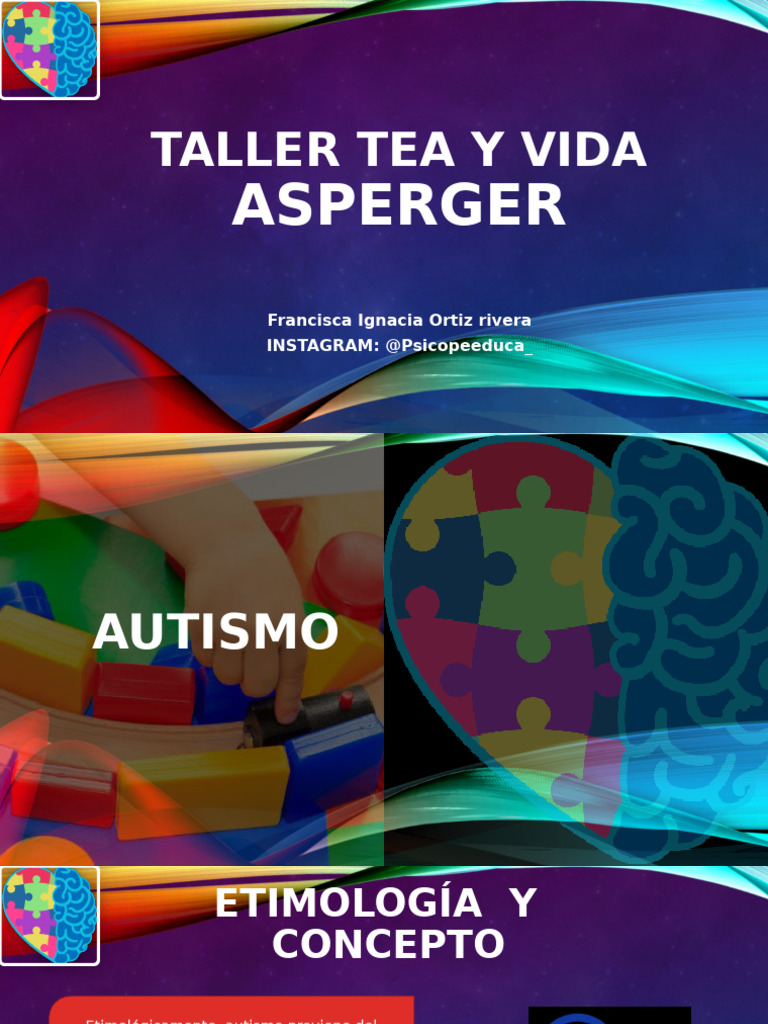 1 Taller Tea y Vida Asperger Curso | PDF | Autismo | Síndrome de Asperger