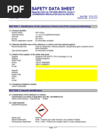 R407C Refrigerant Safety Data Sheet | PDF | Carcinogen | Dangerous Goods