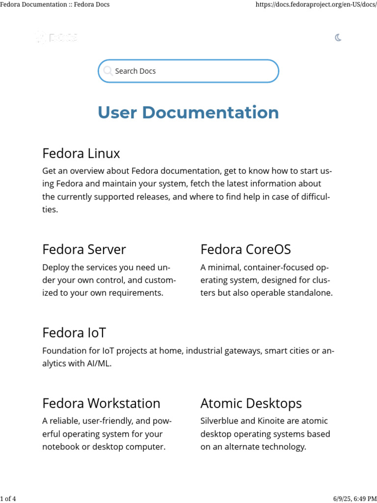 Fedora Linux ASPD | PDF | System Software | Computing