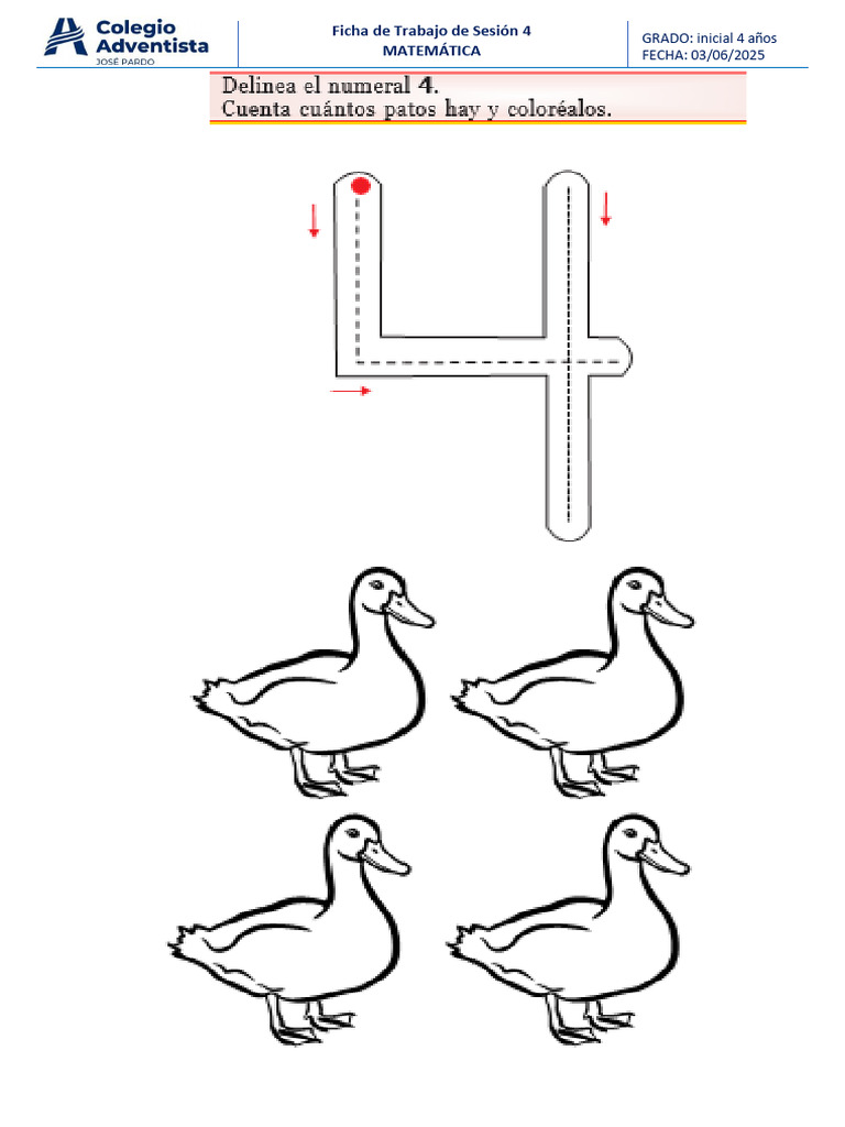 Matematica El Numero 4 | PDF