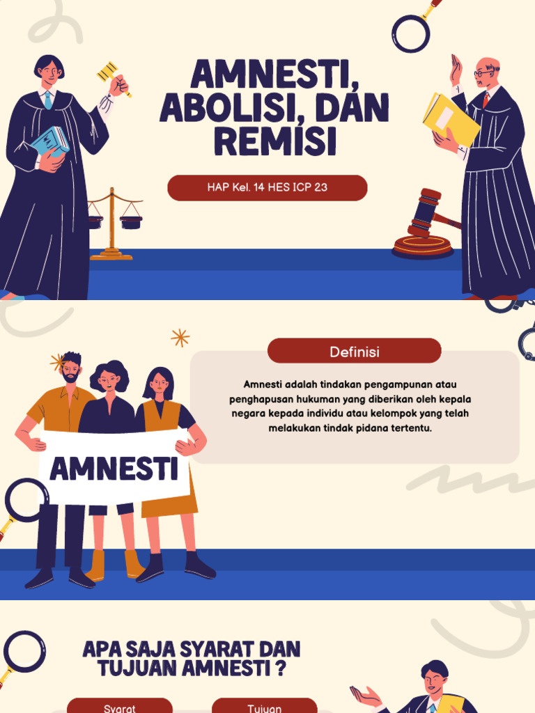 Amnesti dan Abolisi: Definisi dan Perbedaan | PDF