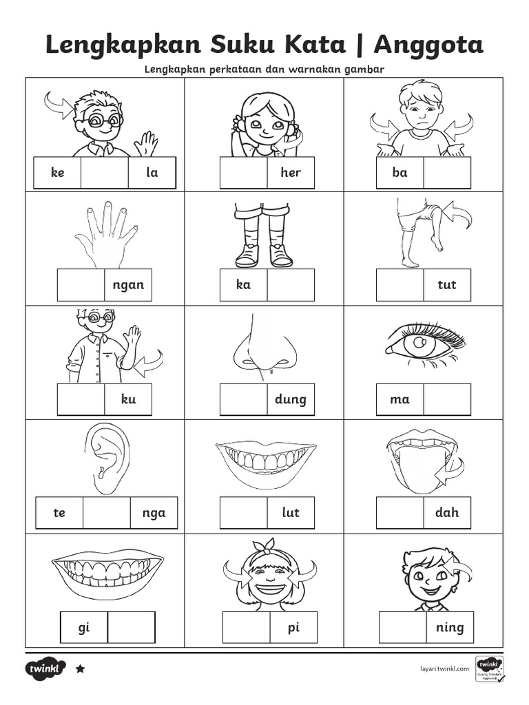 Lengkapkan Suku Kata Pdf