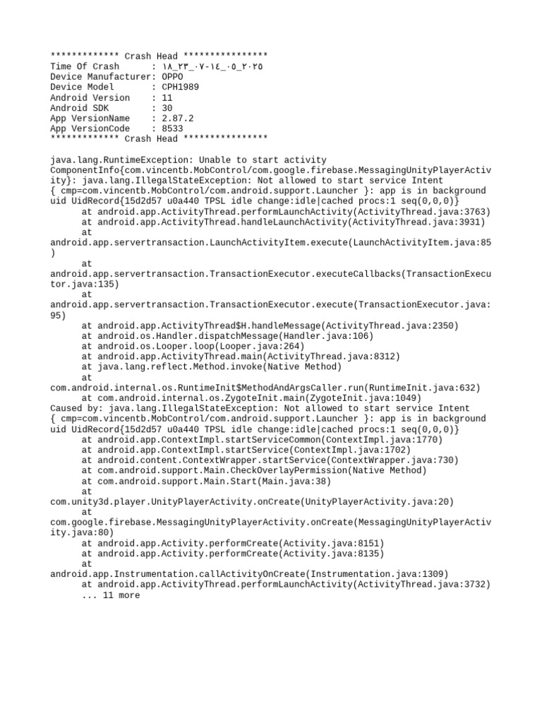 mod menu crash ٢٠٢٥ ٠٥ ١٤-٠٧ ٢٣ ١٨ | PDF | Java (Programming Language ...