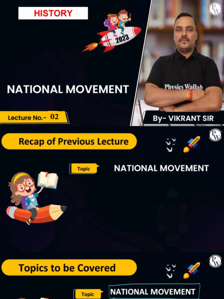 National Movement 02 - Class Notes | PDF