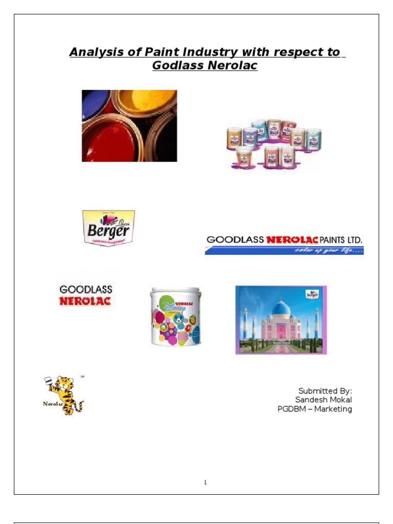 Final Analysis of Paint Industry PDF Brand Economic Growth