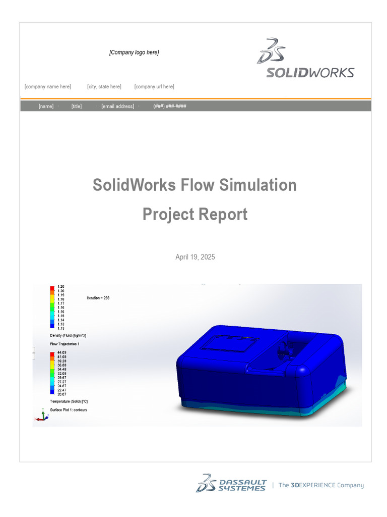 Fluid Flow Simulation Project Report | PDF | Density | Electrical ...