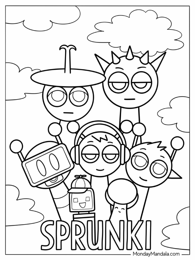 Sprunki Mr. Fun Computer Tree Simon Orange Fun Bot Clukr and Raddy | PDF