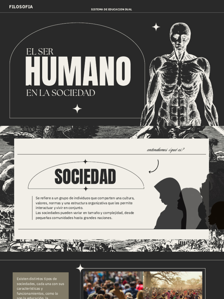 El Ser Humano en La Sociedad - Filosofia Expo. | PDF | Sociedad ...