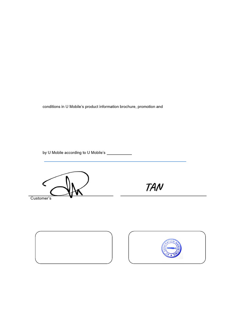 CTOS Consent Declaration Umobile | PDF