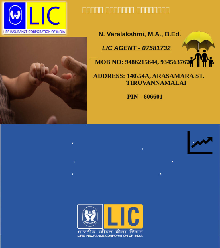 N. Varalakshmi, M.A., B.Ed.: LIC AGENT - 07581732 | PDF