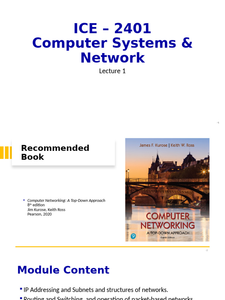 Computer Networking Fundamentals Overview | PDF | Computer Network ...