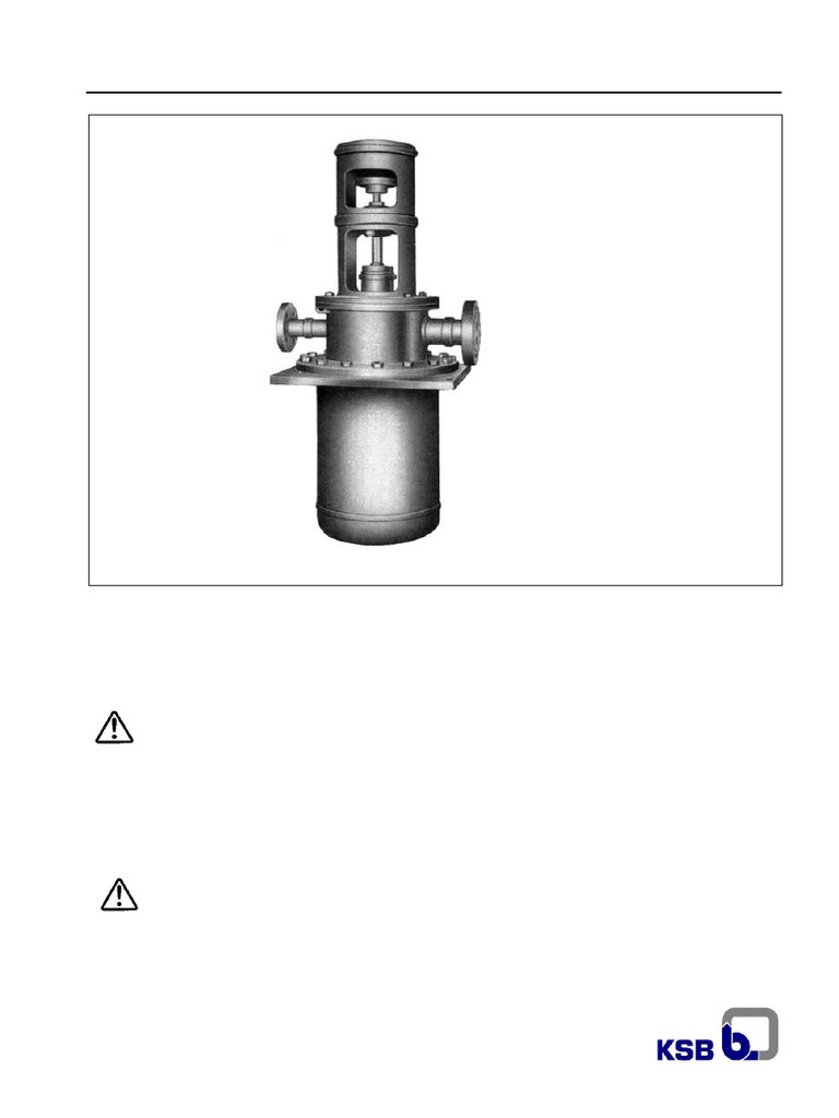 KSB WKT Vertical Pump Operating Manual | PDF | Pump | Bearing (Mechanical)