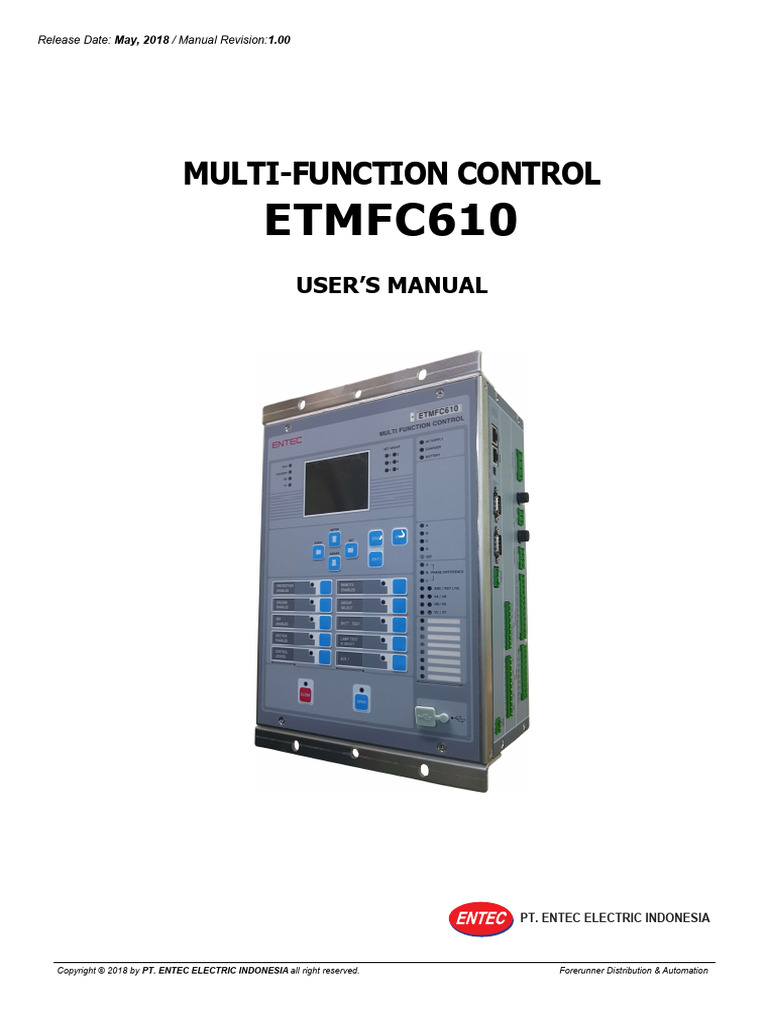 ETMFC610 Multi-Function Control Manual | PDF | Programmable Logic ...