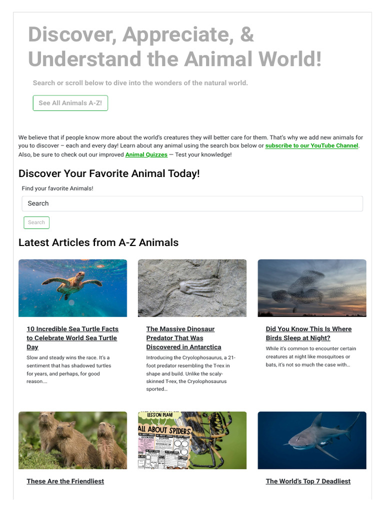 ANIMAL ENCYCLOPEDIA WITH FACTS PICTURES DEFINITIONS AND MORE visual data 2