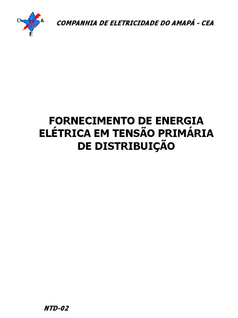 NTD 02 Tensao - Primaria | PDF | Fusível (elétrico) | Eletricidade
