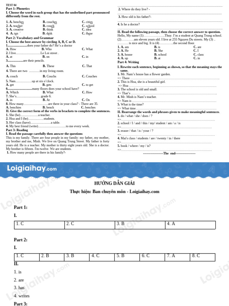 Test 04 - 6 | PDF