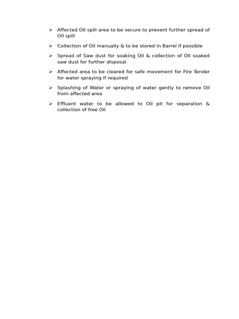 Affected Oil Spill Area To Be Secure To Prevent Further Spread of Oil ...