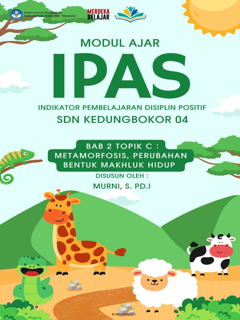 Modul Ajar Metamorfosis Kelas 3 SD | PDF