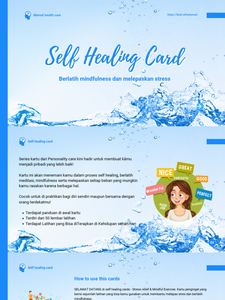 Blue Illustrative Self Management Presentation | PDF