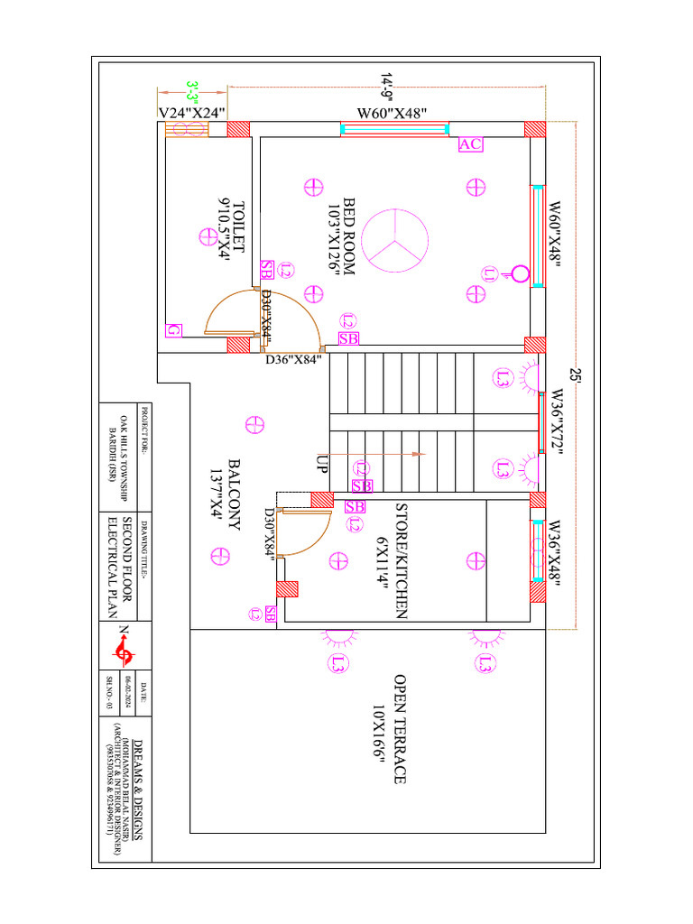 Second Floor Electrical Plan | PDF