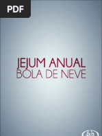 Motivos-jejum - Bola de Neve
