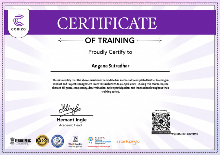 Certificate of Training | PDF