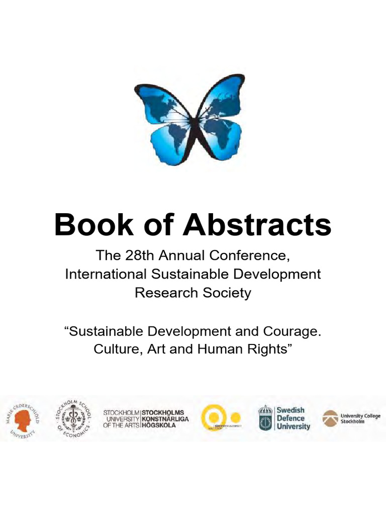 ISDRS 2022 Conference Abstracts | PDF | Sustainability | Life Cycle ...