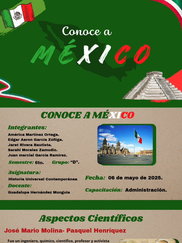 Aspectos Clave de México: Ciencia y Cultura | PDF | México