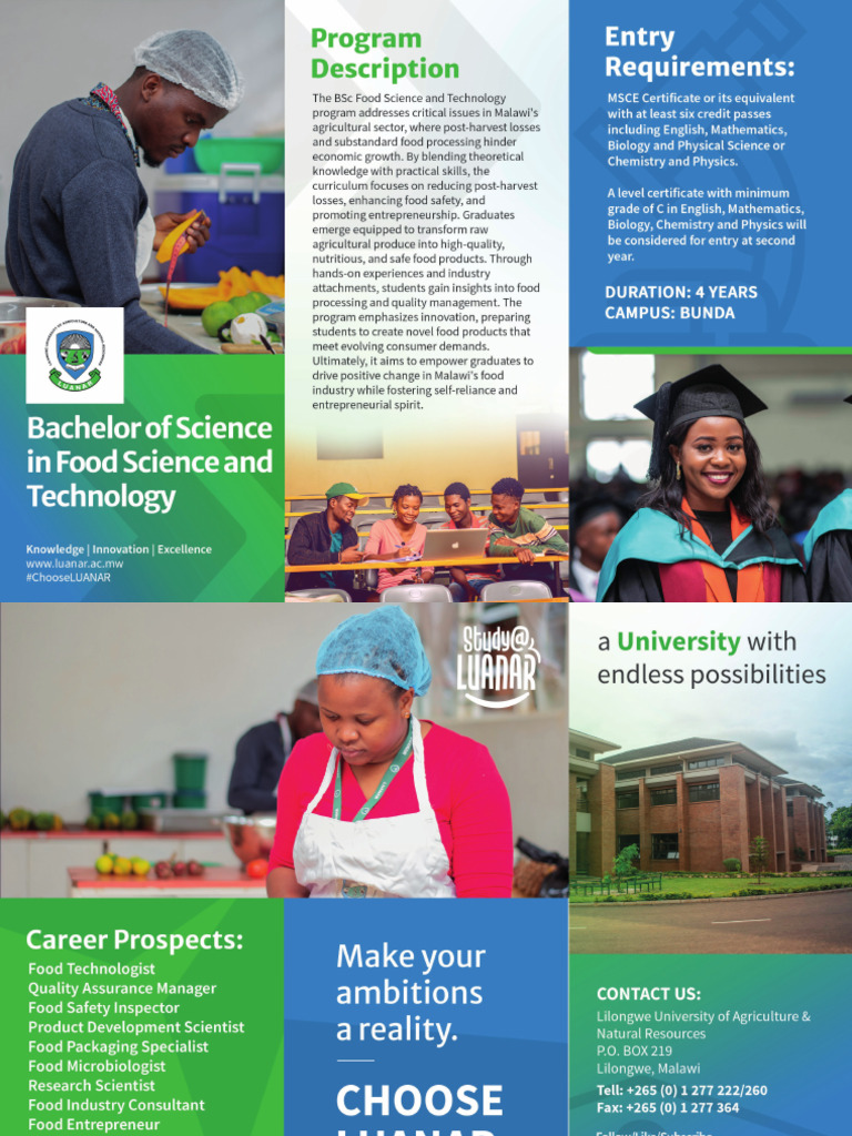Bachelor of Science in Food Science and Technology | PDF