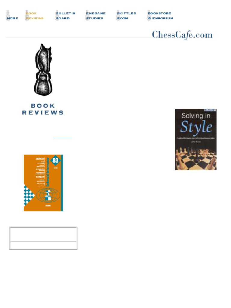 Chess Problem Solving Explained | PDF | Chess | Abstract Strategy Games