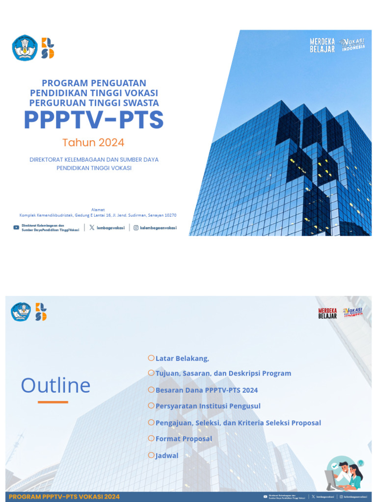 Program PPPTV PTS 2024 untuk Vokasi | PDF