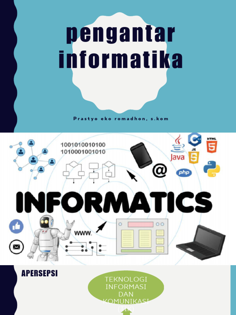 Konsep Dasar Informatika dan TIK | PDF