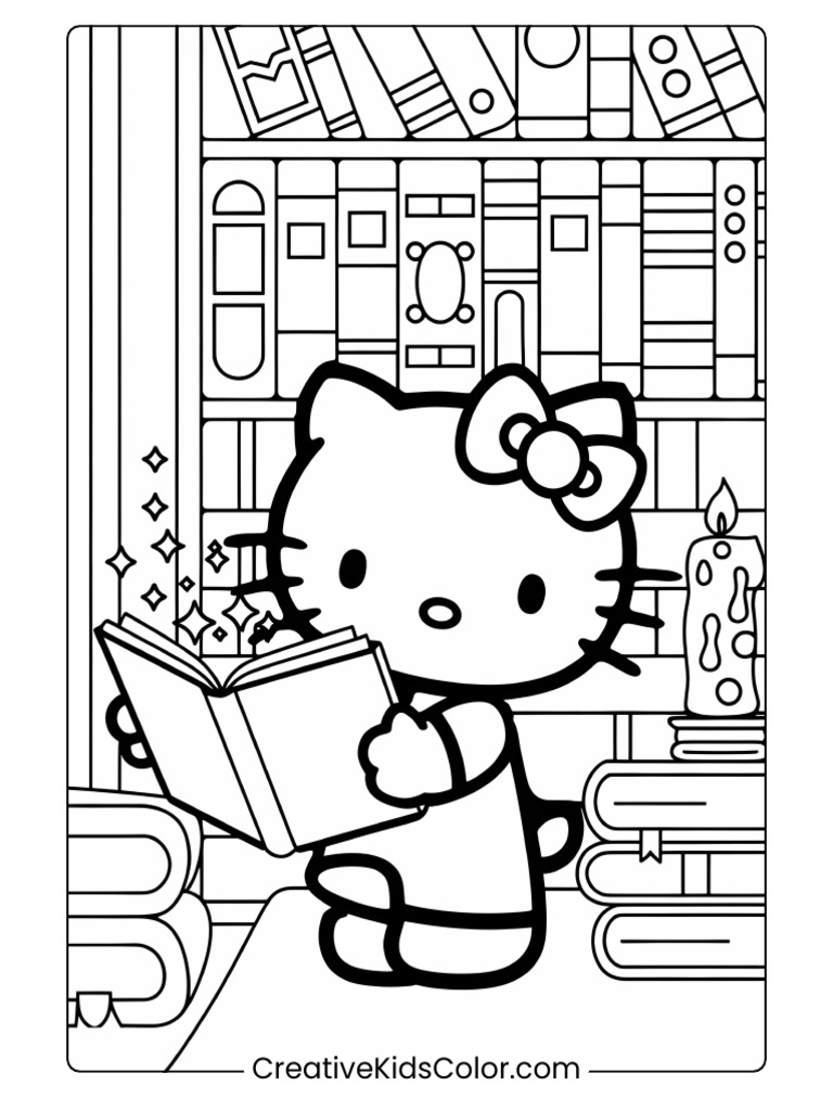 Hello Kitty in A Magical Library r1 | PDF