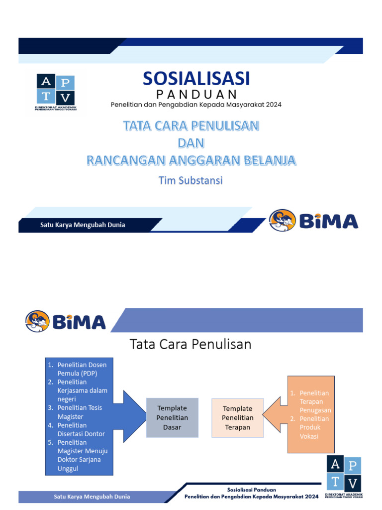Panduan Penulisan RAB Penelitian 2024 | PDF