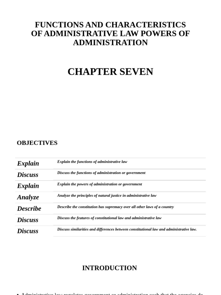 Functions of Administrative Law Explained | PDF | Administrative Law ...