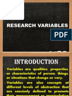 Research Variables