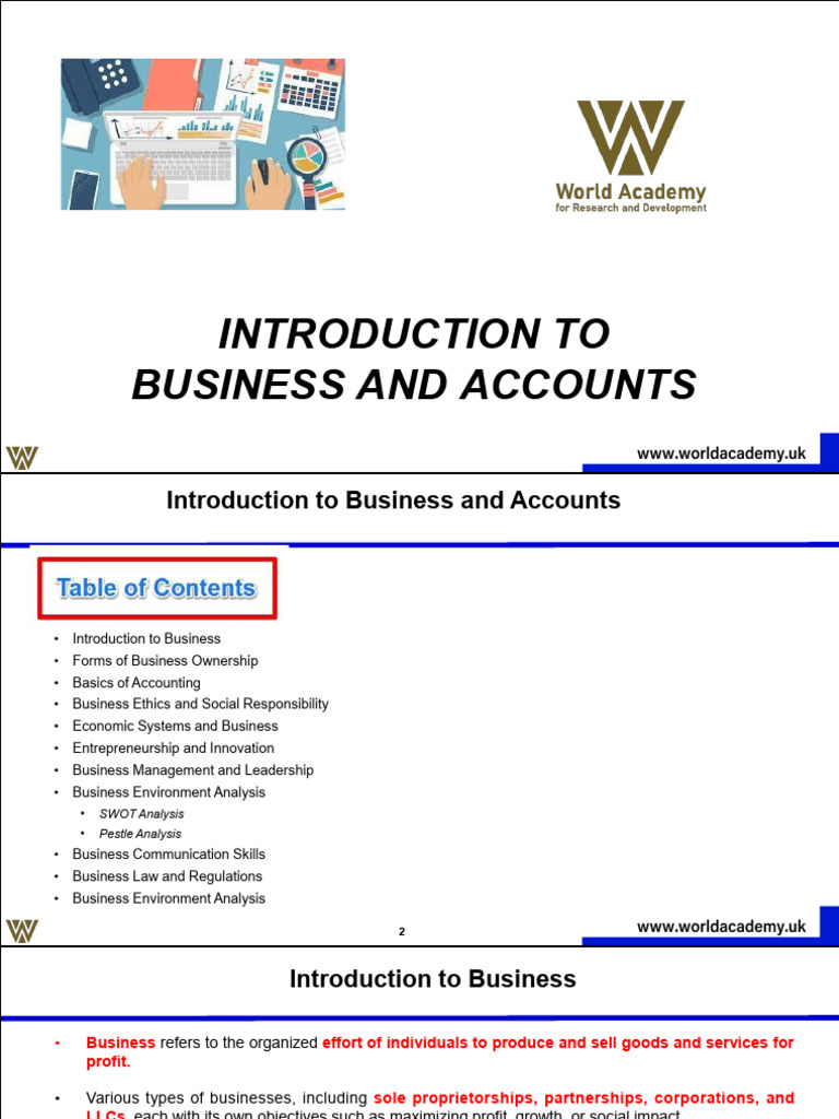 Module-1-Introduction To Business and Accounting | PDF | Business ...