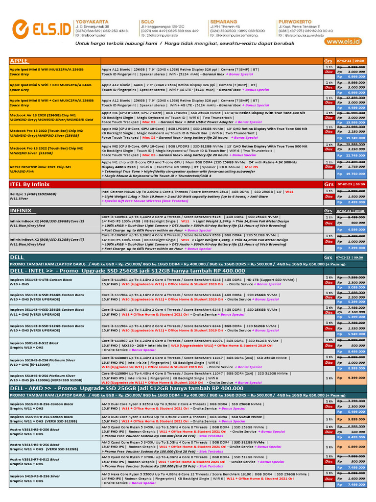 ELS Komputer | PDF | I Pad | Computer Hardware