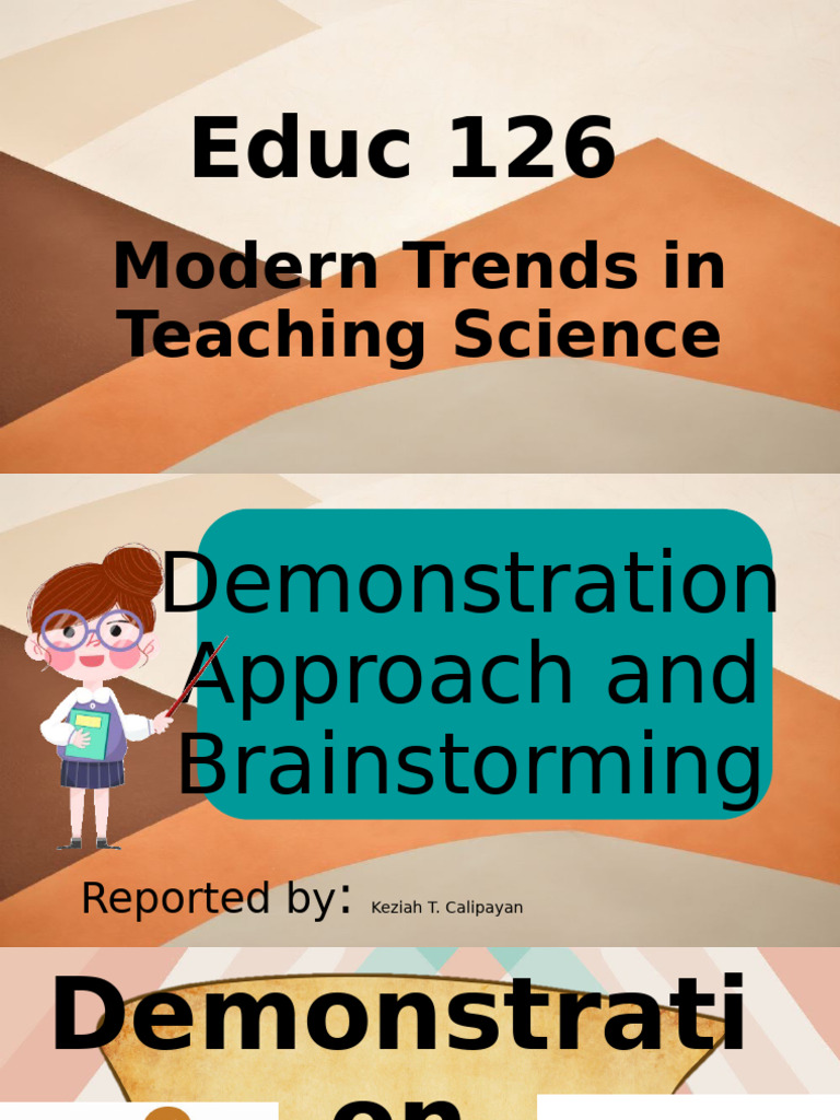 Demonstration Approach and Brainstorming | PDF | Brainstorming ...