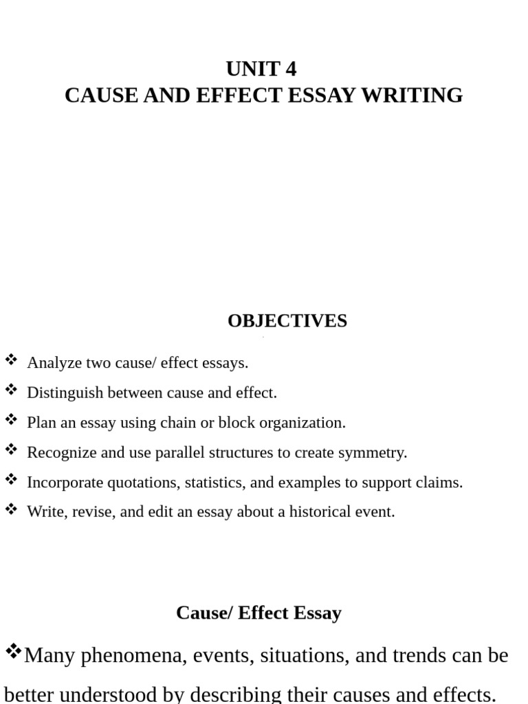 Cause and Effect Essay Writing Guide | PDF | Obesity | Essays