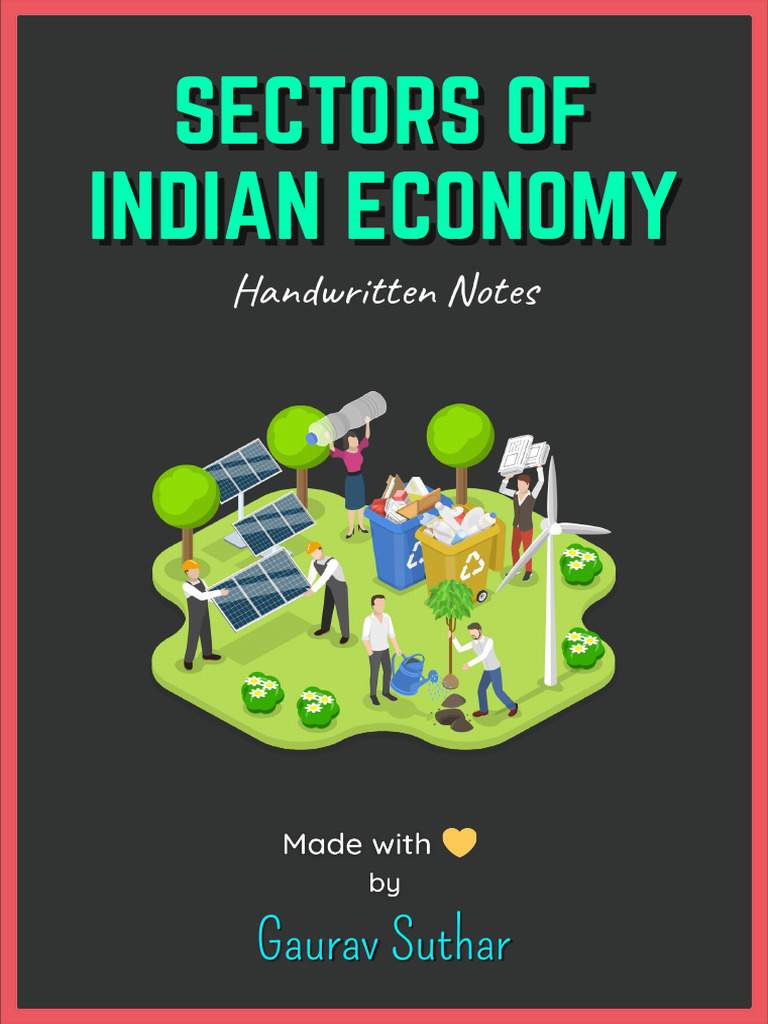 Class 10 Notes on Indian Economy Sectors | PDF | Underemployment ...