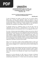 OS PCN'S E O ENSINO FUNDAMENTAL EM MATEMÁTICA