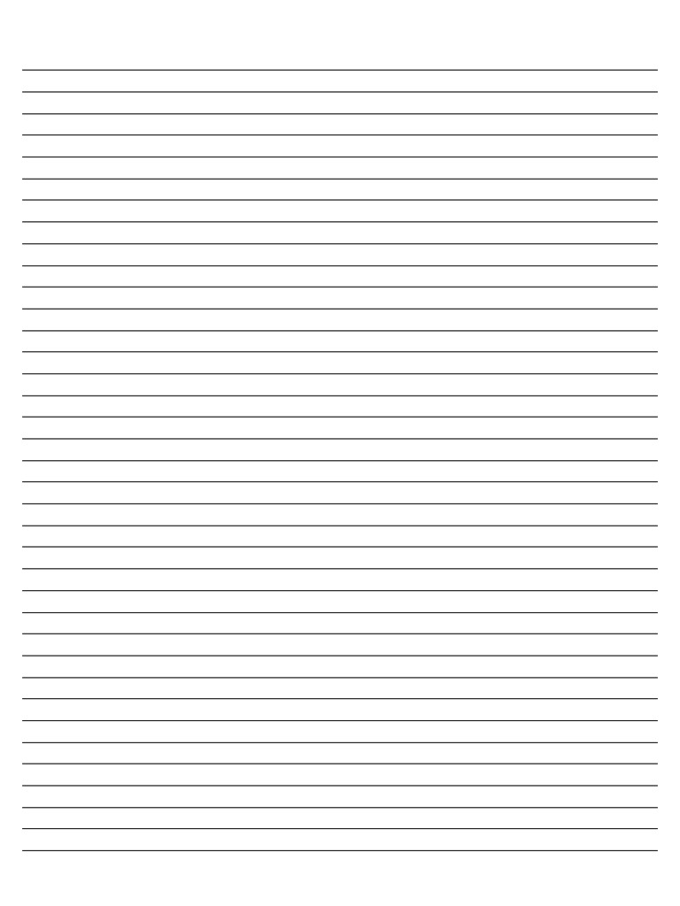 Printable Lined Paper College Ruled | PDF