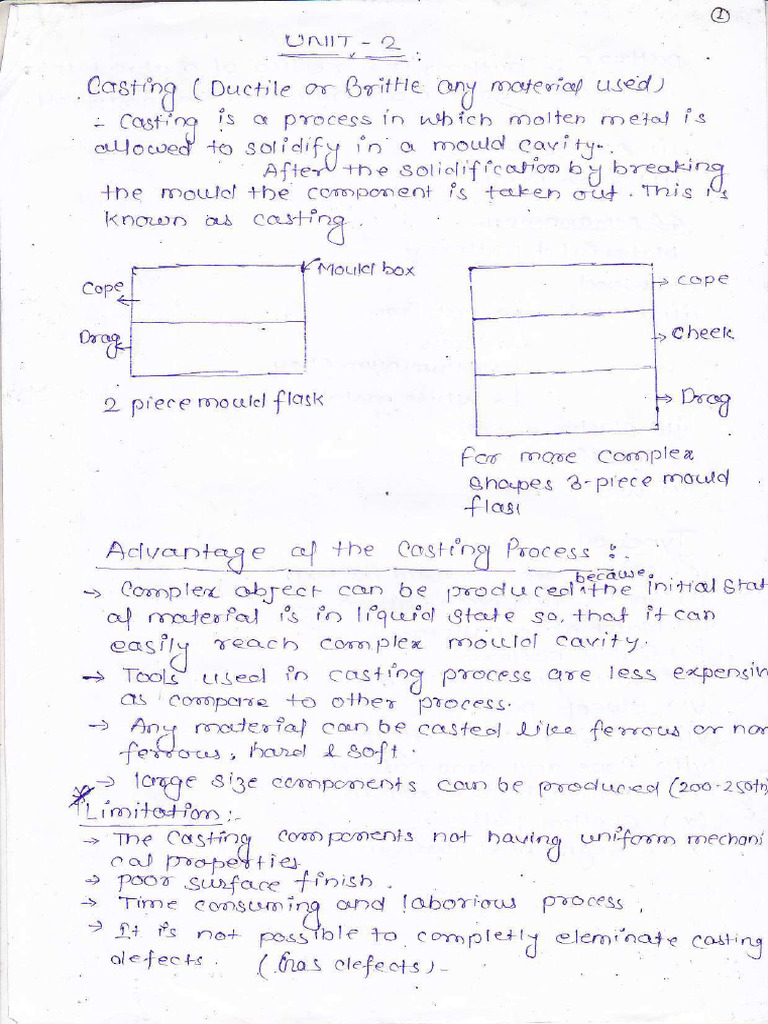 Manufactering Process-1 | PDF