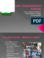 Organisational Climate in India