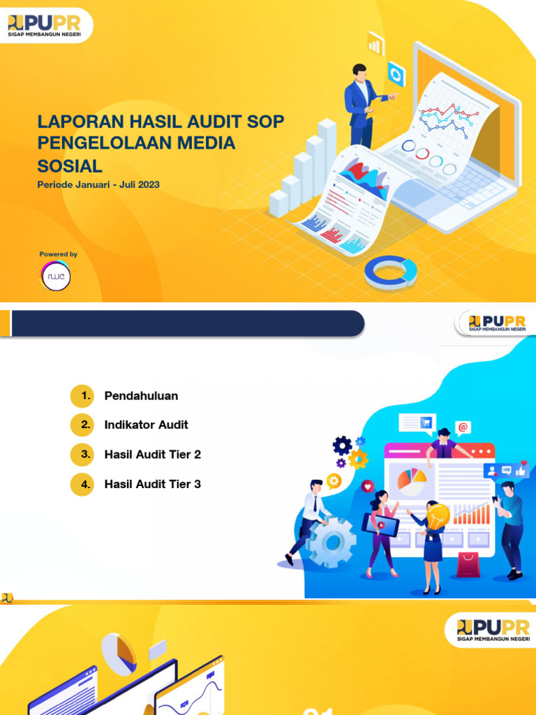 (KemenPUPR) Report Audit SOP KemenPUPR Tahun 2023-Birkom | PDF