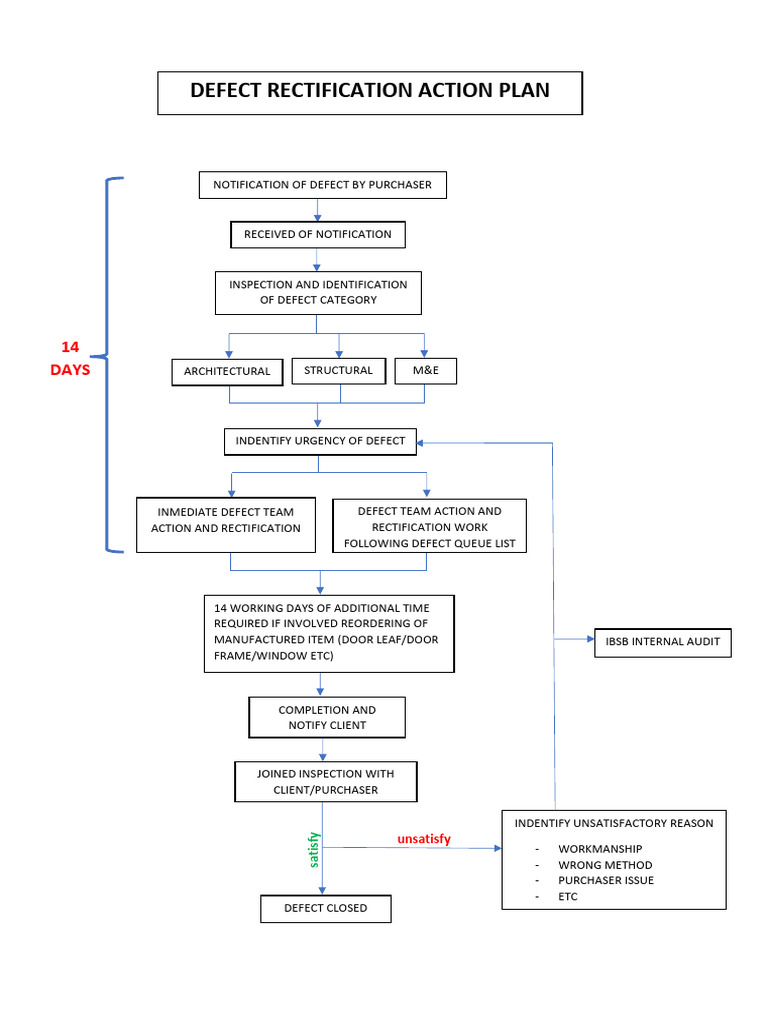 Defect Rectification Action Plan | PDF