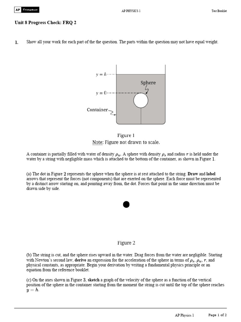 AP Physics 1 Unit 8 FRQ Analysis | PDF