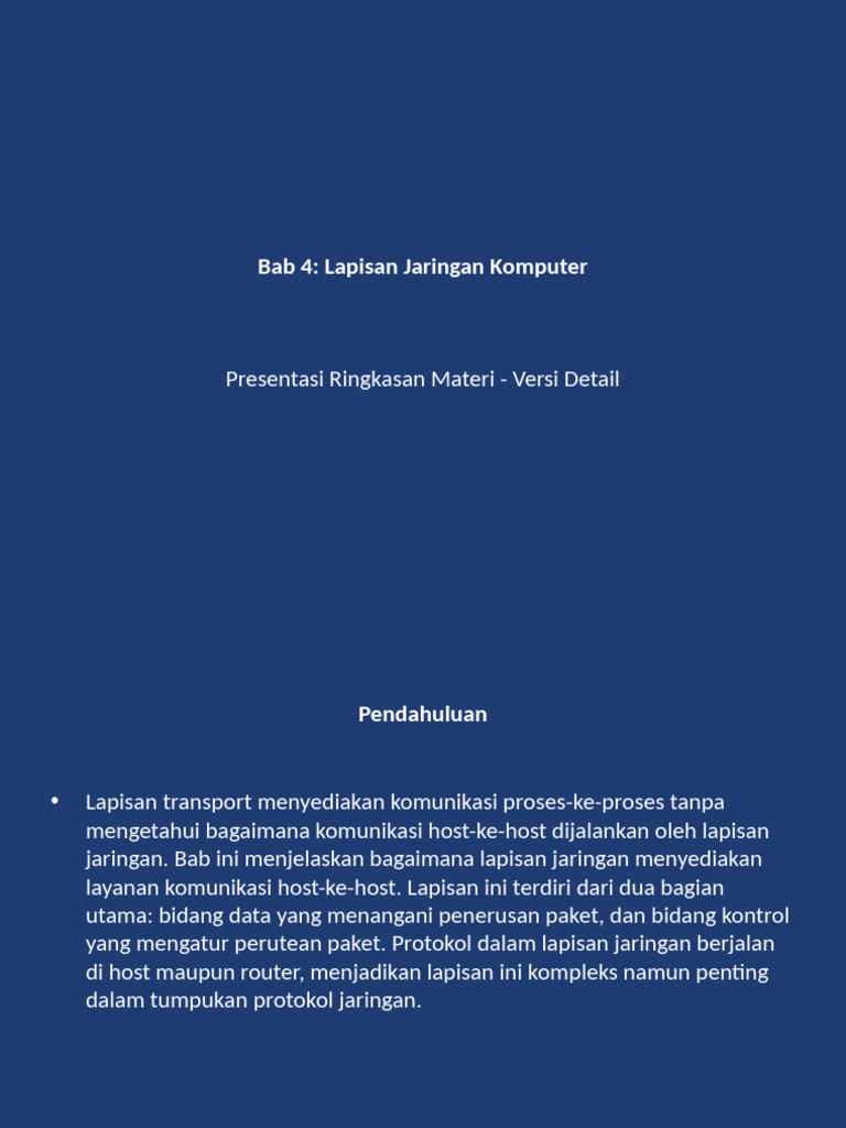 Chapter4 LapisanJaringan Kelompok10 Styled | PDF