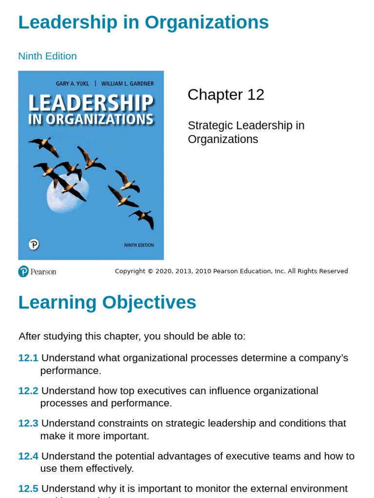CH 12 PPTaccessible | PDF | Strategic Management | Leadership